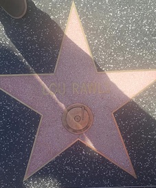 Lou Rawls star on the Walk of Fame